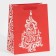 Laminated vertical “painted Christmas tree”, MS 18 x 23 x 10 cm, New Year