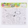 Stencil for kids "Cosmos" with coloring