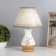 Lamp table ceramics "Tale" E14 25W 220V 36.5x25x25 cm Risalux