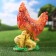 Garden figure "Chicken with chickens" 33x28x14cm