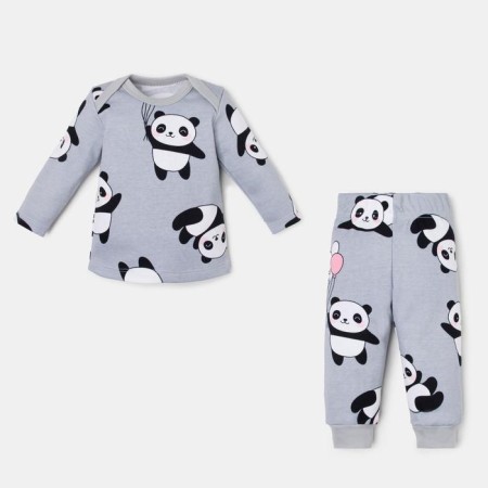 Set: jumper, pants crumb I "Panda", height 68-74 cm