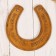 Suvenir "horseshoe", be healthy, live richly, 11x10x0.3 cm, birch bark