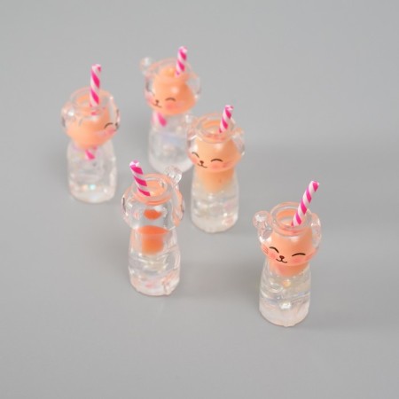 Acryl Suspension "Cocktail. Persian-Cat" glows in the dark 3.4x1.8x1.8 cm-2