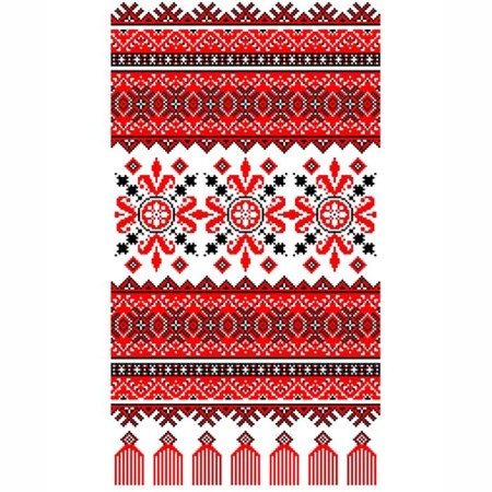 Set for embroidery the rushnik with a cross "traditional", hb, 2 m-1