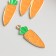 Decor for creativity Metal "Carrots" Emal 3x1.1 cm