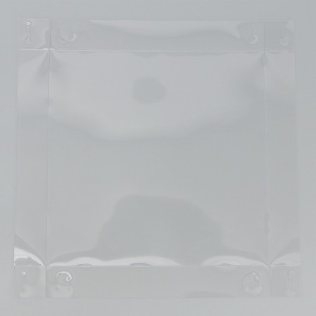 Cookie box, confectionery packaging with PVC lid, “best teacher”, 15 x 15 x 3 cm-7