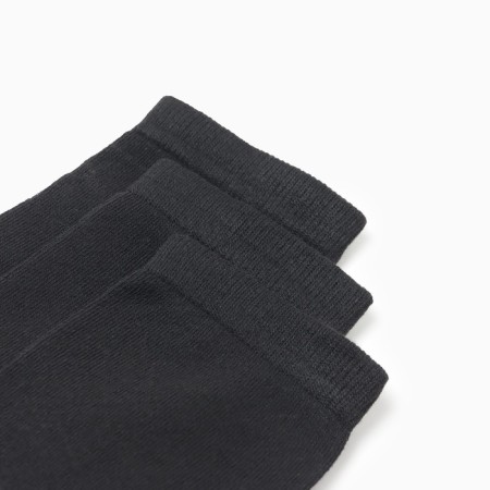 A set of male socks (3 pairs), black color, rr 27-2