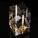 PVC folding box "Golden Bow", 6 x 6 x 10 cm