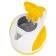 Electric kettle KitFort KT-6607-3, plastic, 1 l, 1300 watts, white-yellow