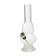 Bong smoking, h-15 cm, "ball and bell", acrylic, white