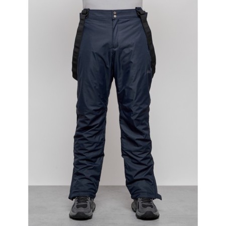 Semi-combineson ski insulated male winter, size 56, dark blue color-4