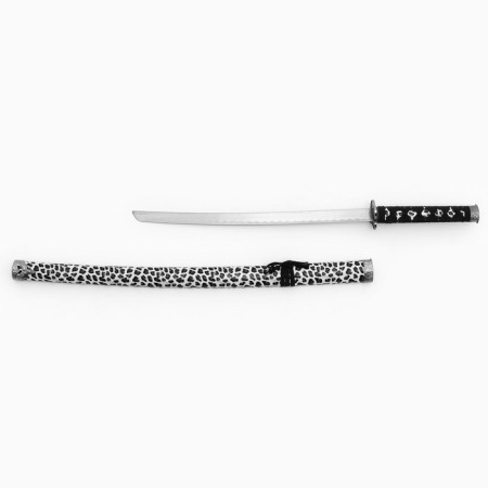 Souvenir weapon "Katana on the stand", brown scabbard near Leopard, 89cm-5