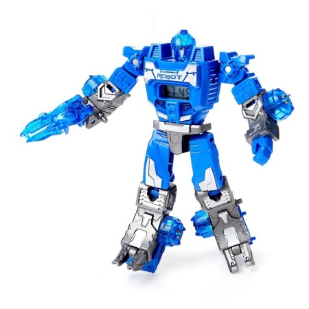 Robot "Clock", transforms into a robot and a machine, the color is blue-1
