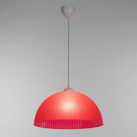 Bayerlux suspension Bayerlux "Wave" E27 15W red 40x40x18 (+60) cm-1
