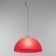 Bayerlux suspension Bayerlux "Wave" E27 15W red 40x40x18 (+60) cm