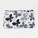 Cosmetic bag with lightning, white/black color