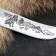 Caucasian knife "Hunter" with a scabbard, Garda -melchior, steel - 65x13, hilt - grab