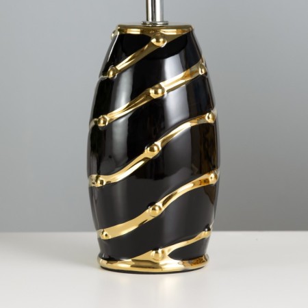 Casinius desktop E14 40W black and gold 22x22x35 cm Risalux-3