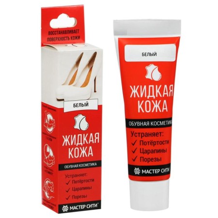 Liquid leather "Master City" White No. 101, 30 ml