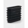 Baking forms perforated shares “oval”, set 6 pcs, plastic, 14.6 × 5.4 × 2 cm, black