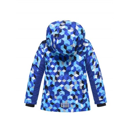 Ski costume for a boy, height 110 cm, blue color-2