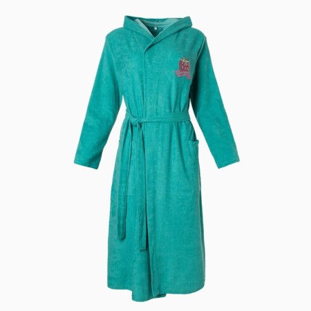 Women's bathrobe, green color, size 54-6