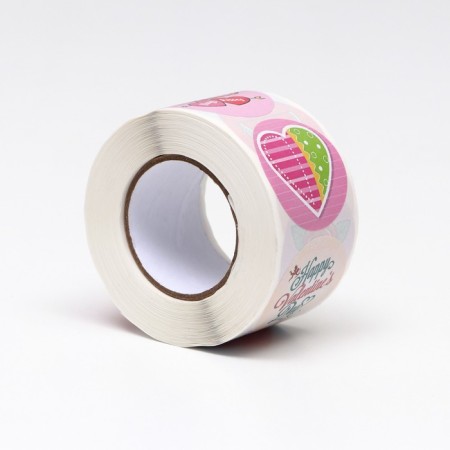 Stickers in the Roll "Assorted", 500 pcs, 3.8 x 3.8 cm-2