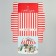Folding Gift Box "New Year's Stories", 20 x 18 x 5 cm, without a tape, New Year