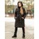 Coat for the girl "Katherine", height 170 cm, black color
