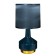 Berte table lamp E14 40W blue 14x14x30.5 cm Risalux