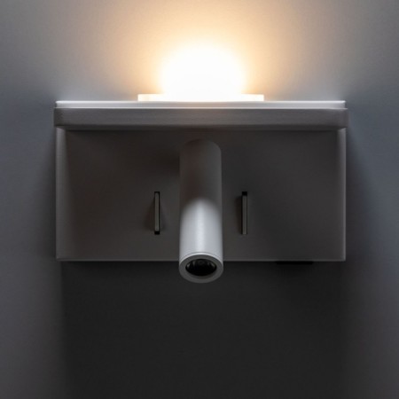 Sconces with the Citilux “Descartes” CL704370 18.5x10 cm, 2x3W, LED, white color-13