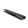 Holder for storing chisels for 22 items, wall, black