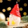 Decorative candle "Toy dwarf", 5.1x5.1x8 cm