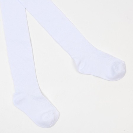 Pantyhose children, white color, height 122-128 cm-7