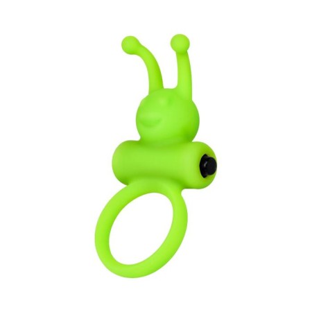 The erection ring on the penis Toyfa A-Toys, silicone, green color, d = 3.1 cm-1