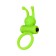 The erection ring on the penis Toyfa A-Toys, silicone, green color, d = 3.1 cm