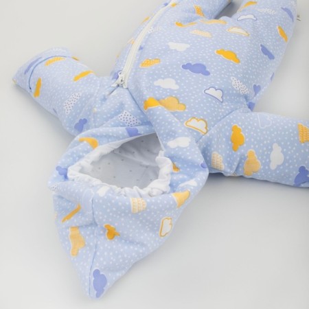 Kinderlitto Kinderlitto overalls. Cloud ", height 62-68 cm, blue color-5