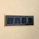 Single-valve switch with WL08-SW-1G-LED backlight, black color