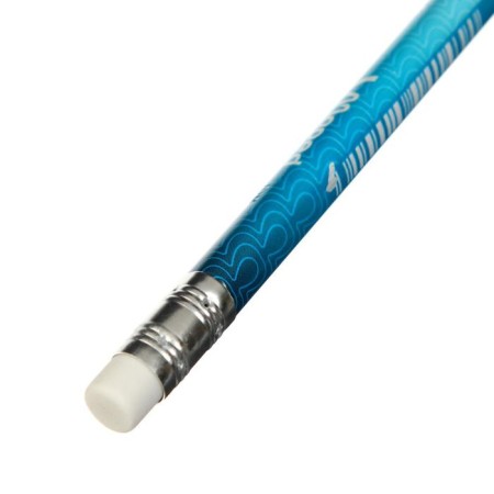 Pencil Chernographic Maped Navy Pep`s Energy Hb, plastic, with an eraser, triangular, 6 pieces in a blist-4
