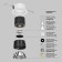 Lamp built-in Technical DL057-7W4K-W, 7W, 6.2x6.2x7 cm, LED, 450LM, 4000K, white color