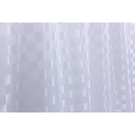 Curtain for the bathroom Quadretto, 240 x 200 cm, white color-1