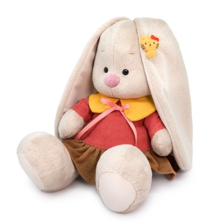 Soft toy "Bunny mi in a dress with a yellow collar", 23 cm-6