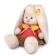 Soft toy "Bunny mi in a dress with a yellow collar", 23 cm