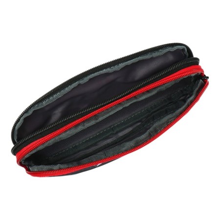 Penal soft, 2 compartments, volumetric, 90 x 220 x 40 mm, Stavia "machine" Black 86239-3