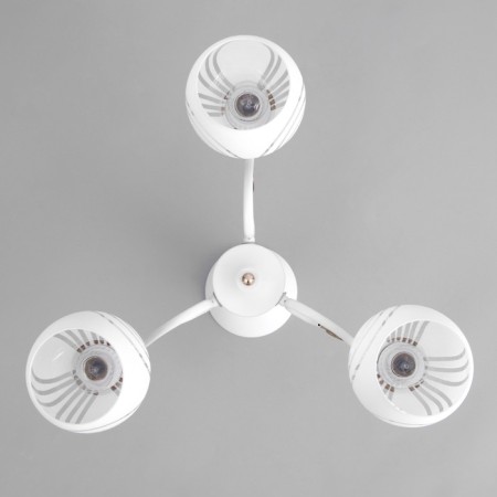 Lucy chandelier 3x60W E27 Antique bronze 60x60x29cm-8