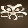 Chase with DND "SORRENTO" LED 45W 3 modes 3000-6000K white 63x63x8 cm Bayerlux
