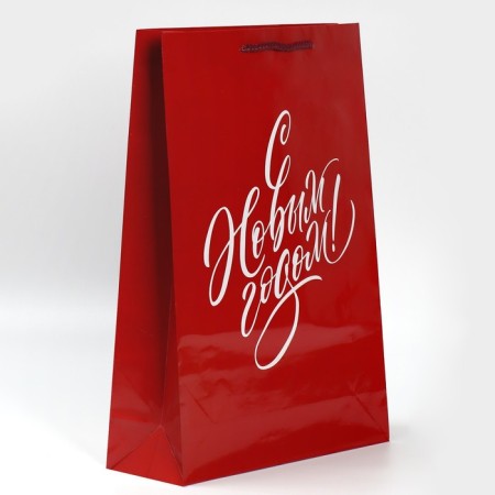 Laminated vertical packet "C NG", L 28 x 38 x 9 cm, New Year-2