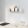Buddy shelf, 460 × 140 × 150 mm, white color