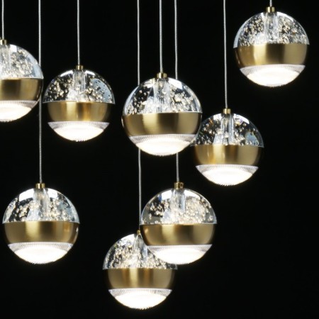 Chandelier "Capelia", size 50x315x50 cm, 54W 9XLED SMD Board IP 20-8