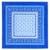 Men's handkerchiefs "Ethel" size 30x30 cm, (set 12 pcs,), blue color, MIX drawing